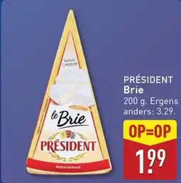 ALDI PRÉSIDENT Brie aanbieding