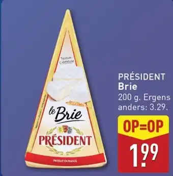 ALDI PRÉSIDENT Brie aanbieding