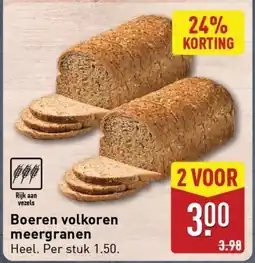 ALDI Boeren volkoren meergranen aanbieding