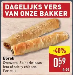 ALDI Börek aanbieding