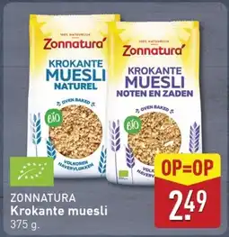 ALDI Zonnatura Krokante muesli aanbieding