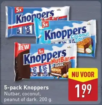 ALDI 5 pack Knoppers aanbieding