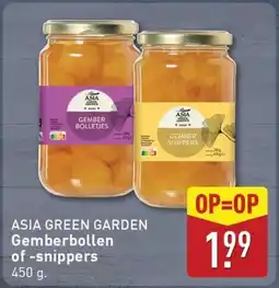 ALDI Asia Green Garden Gemberbollen of Snippers aanbieding