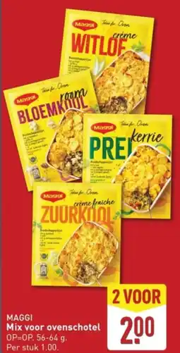 ALDI Maggi mix voor ovenschotel aanbieding