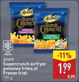 ALDI Aviko Supercrunch airfryer pommes frites of Franse friet aanbieding