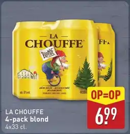 ALDI LA CHOUFFE 4 pack blond aanbieding