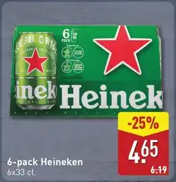ALDI 6-pack Heineken aanbieding