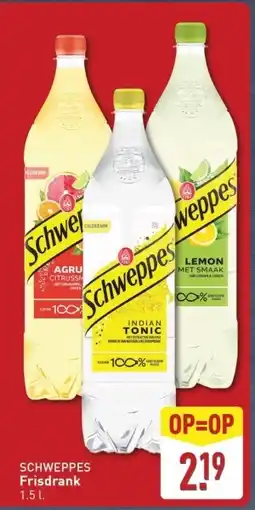ALDI Schweppes frisdrank aanbieding