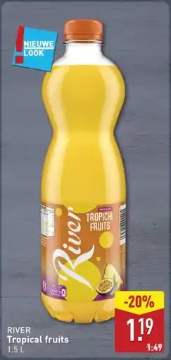 ALDI River tropical fruits aanbieding