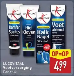 ALDI Lucovitaal voetverzorging aanbieding