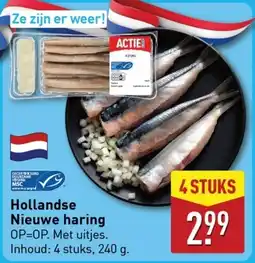 ALDI Hollandse Nieuwe haring aanbieding