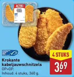 ALDI Krokante kabeljauwschnitzels aanbieding