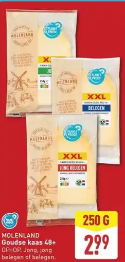 ALDI Molenland Goudse kaas 48+ aanbieding