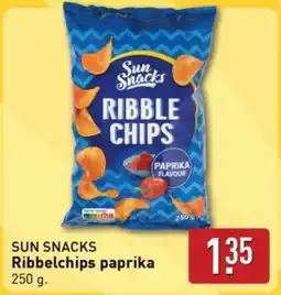 ALDI Sun Snacks Ribbelchips paprika aanbieding
