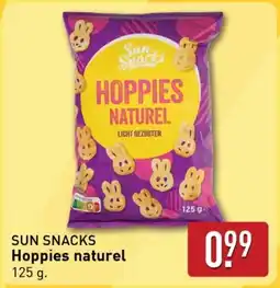 ALDI Sun Snacks Hoppies naturel aanbieding