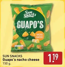 ALDI Sun Snacks Guapo's nacho cheese aanbieding