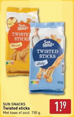 ALDI Sun snacks twisted sticks aanbieding
