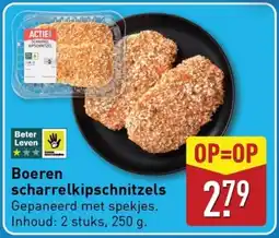 ALDI Boeren scharrelkipschnitzels aanbieding