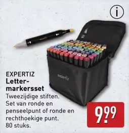 ALDI Expertiz letter markersset aanbieding
