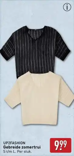 ALDI UP2FASHION Gebreide zomertrui aanbieding