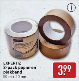 ALDI Expertiz 2 pack papieren plakband aanbieding
