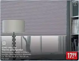 ALDI Home creation Thermo plisségordijn aanbieding
