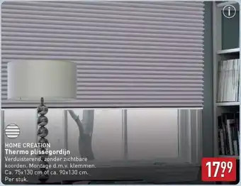 ALDI Home creation Thermo plisségordijn aanbieding
