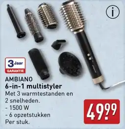 ALDI Ambiano 6 In 1 multistyler aanbieding