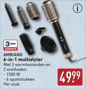 ALDI Ambiano 6 In 1 multistyler aanbieding