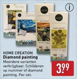 ALDI Home creation diamond painting aanbieding