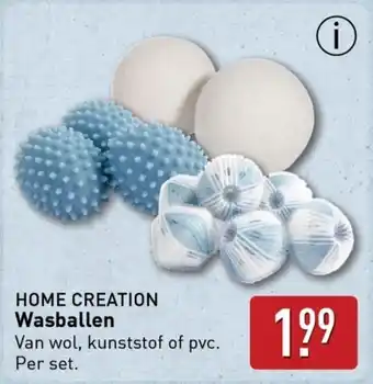 ALDI Home creation wasballen aanbieding