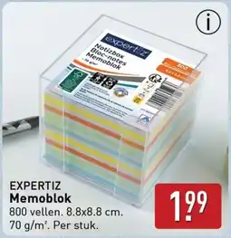 ALDI Expertiz Memoblok aanbieding