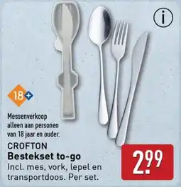 ALDI Crofton Bestekset to go aanbieding