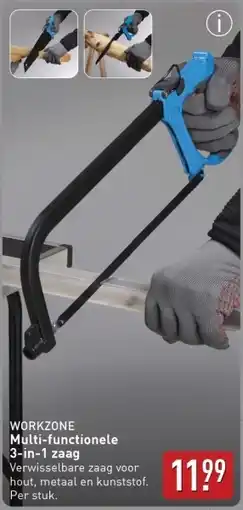 ALDI Workzone Multi functionele 3 in 1 zaag aanbieding