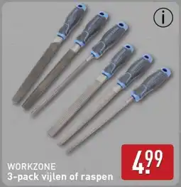 ALDI Workzone 3 pack vijlen of raspen aanbieding