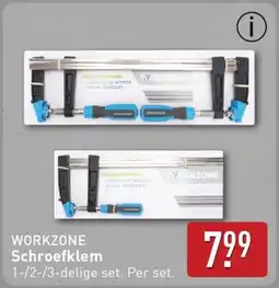 ALDI Workzone schroefklem aanbieding