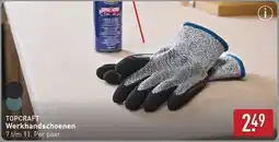 ALDI Topcraft Werkhandschoenen aanbieding