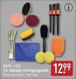 ALDI RIDE + GO 14 delige reinigingsset aanbieding