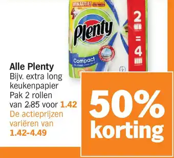 Albert Heijn Alle Plenty aanbieding