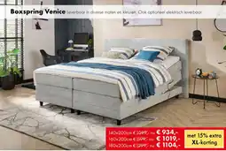 Woonsquare Boxspring Venice aanbieding