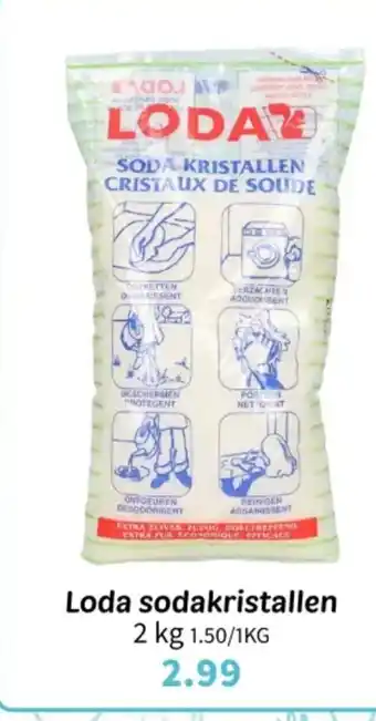 Wibra Loda sodakristallen aanbieding