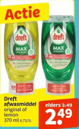 Wibra Dreft afwasmiddel aanbieding