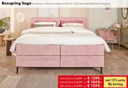 Woonsquare Boxspring Saga aanbieding