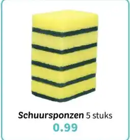Wibra Schuursponzen aanbieding