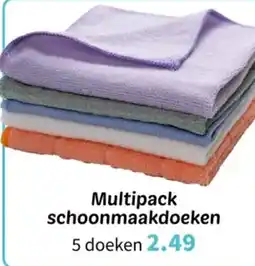 Wibra Multipack schoonmaakdoeken aanbieding