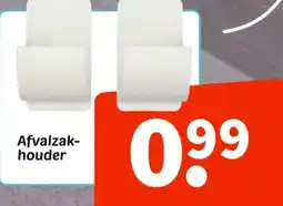 Wibra Afvalzak houder aanbieding