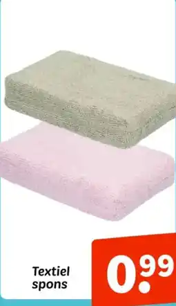 Wibra Textiel spons aanbieding