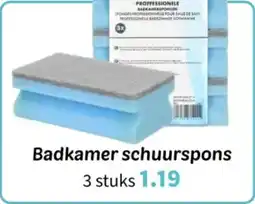 Wibra Badkamer schuurspons aanbieding