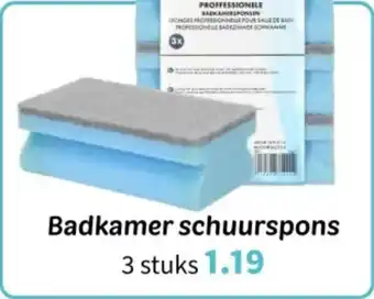 Wibra Badkamer schuurspons aanbieding