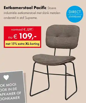 Woonsquare Eetkamerstoel Pacific Stoere aanbieding